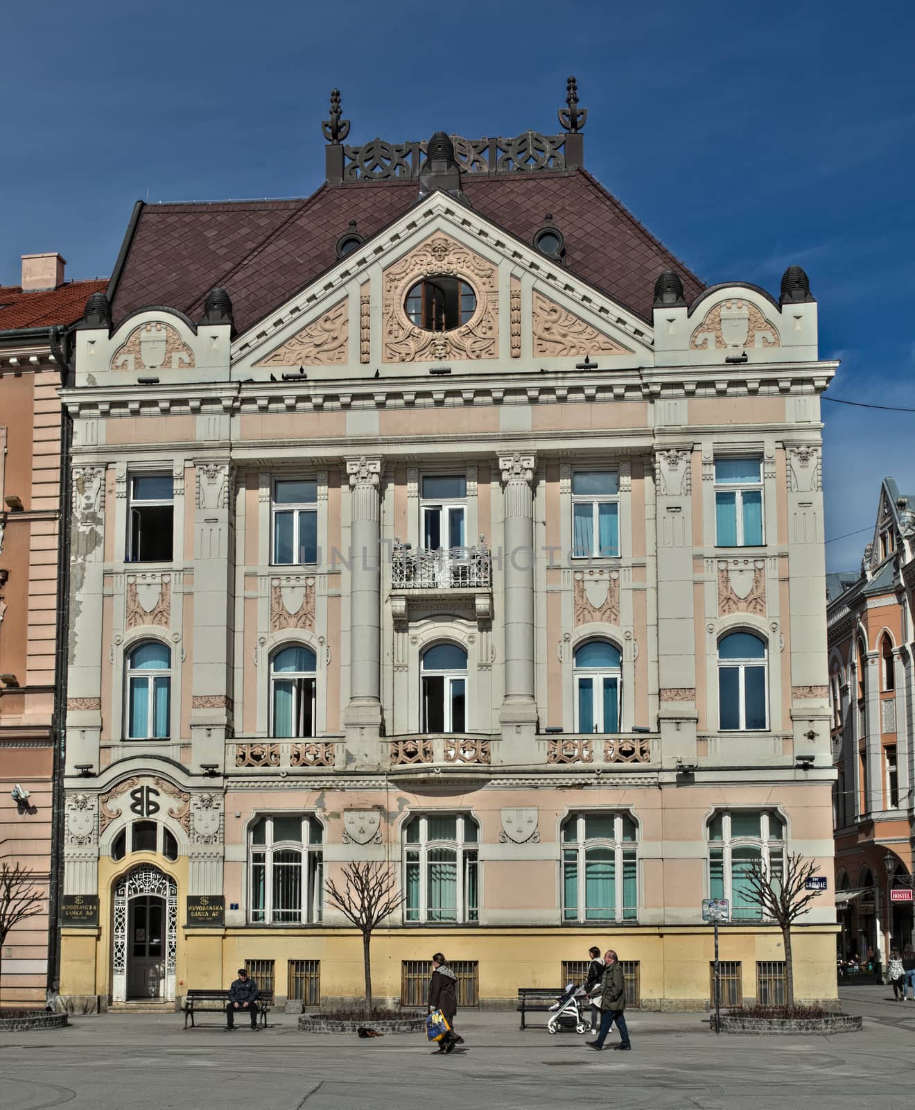 Restored 19th century building in center of Novi Sad, Serbia by sheriffkule