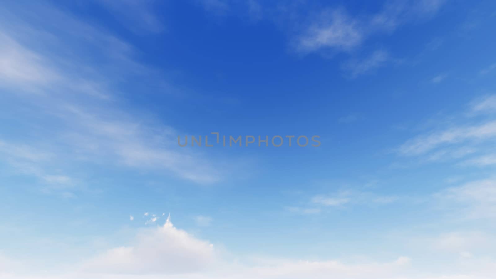 Cloudy blue sky abstract background, blue sky background with tiny clouds, 3d illustration