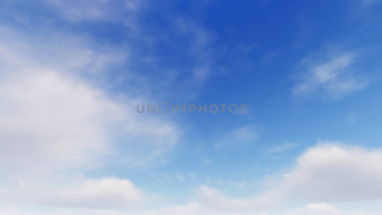 Cloudy blue sky abstract background, blue sky background with tiny clouds, 3d illustration