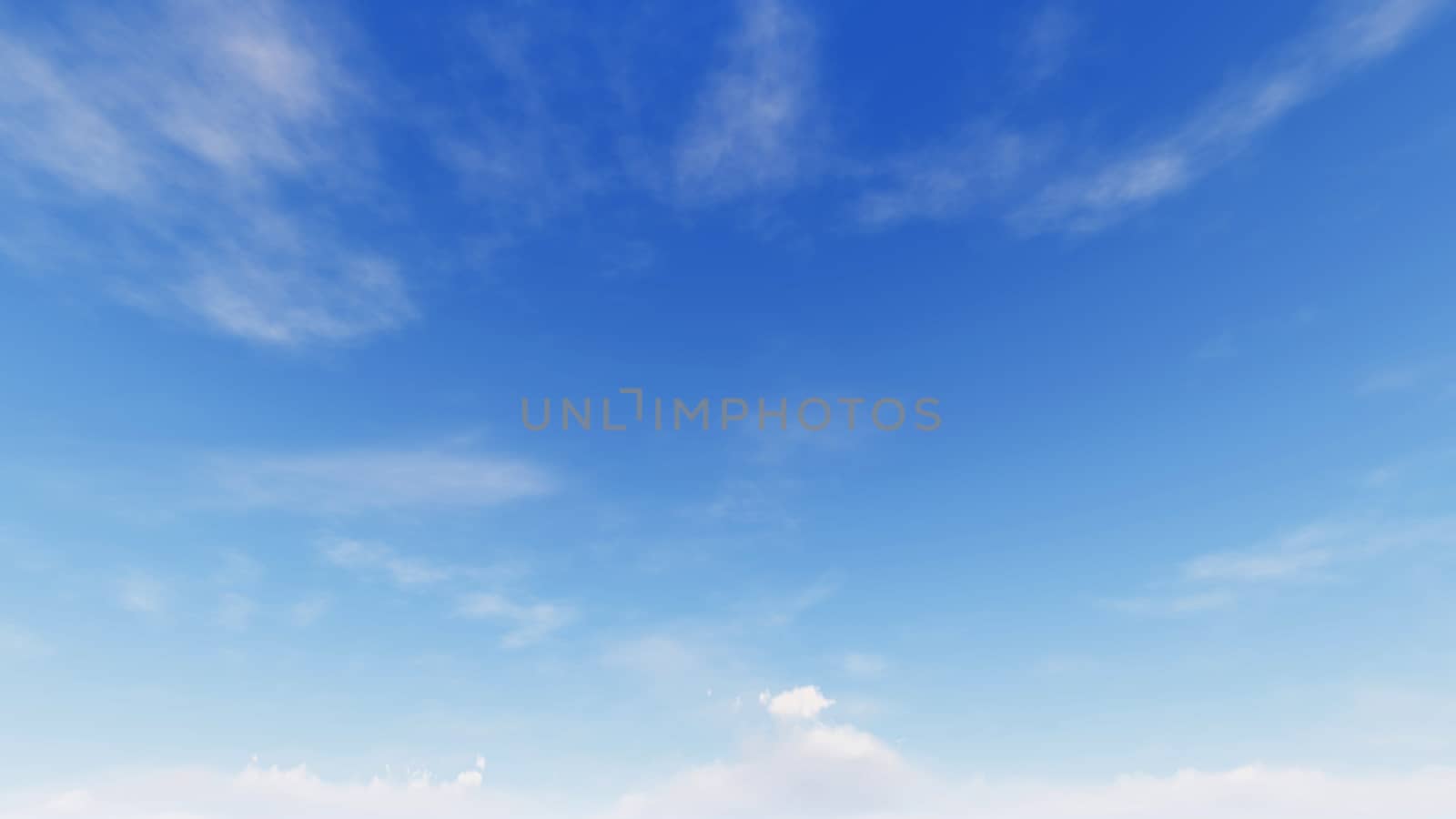 Cloudy blue sky abstract background, blue sky background with tiny clouds, 3d illustration