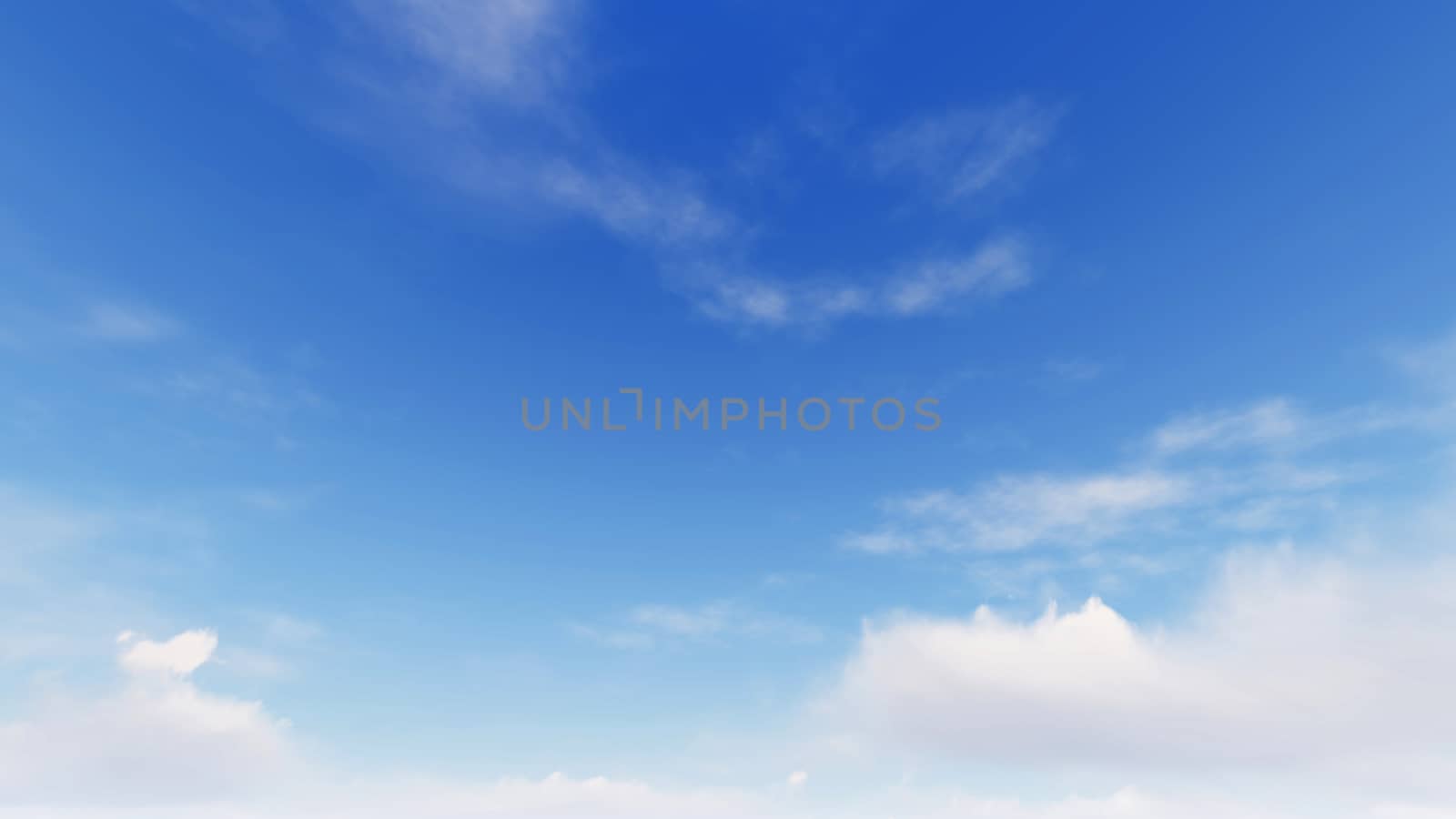 Cloudy blue sky abstract background, blue sky background with tiny clouds, 3d illustration