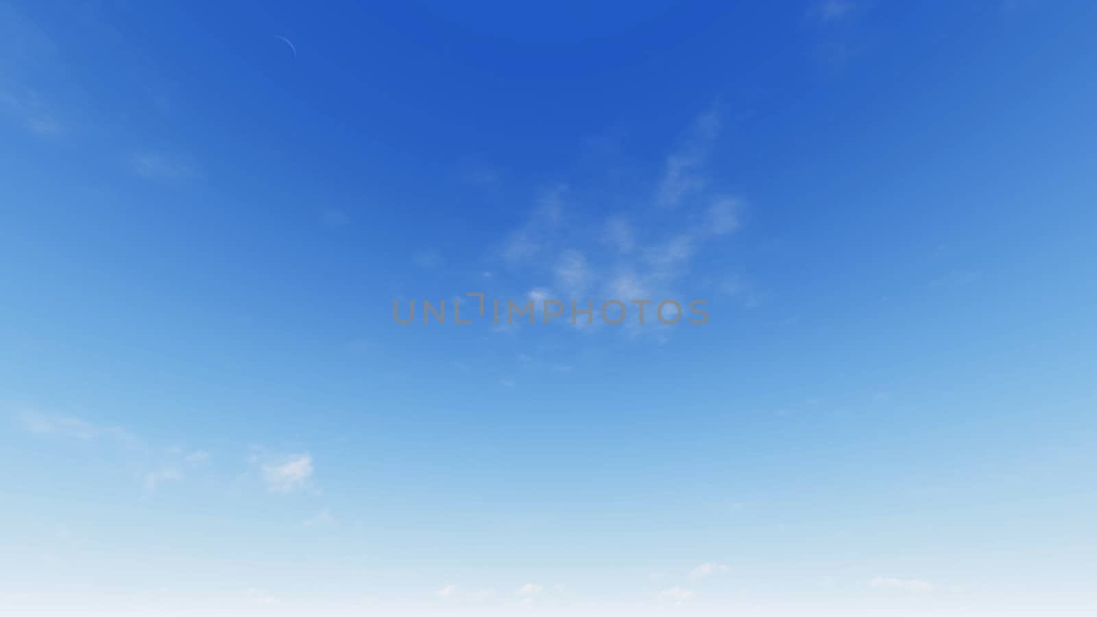 Cloudy blue sky abstract background, blue sky background with tiny clouds, 3d illustration