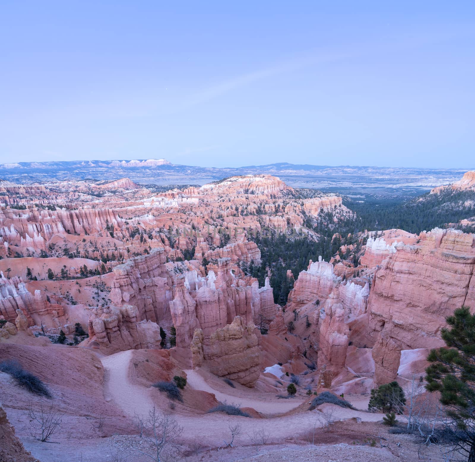 Sunset at Bryce Canyon National Park Utah USA