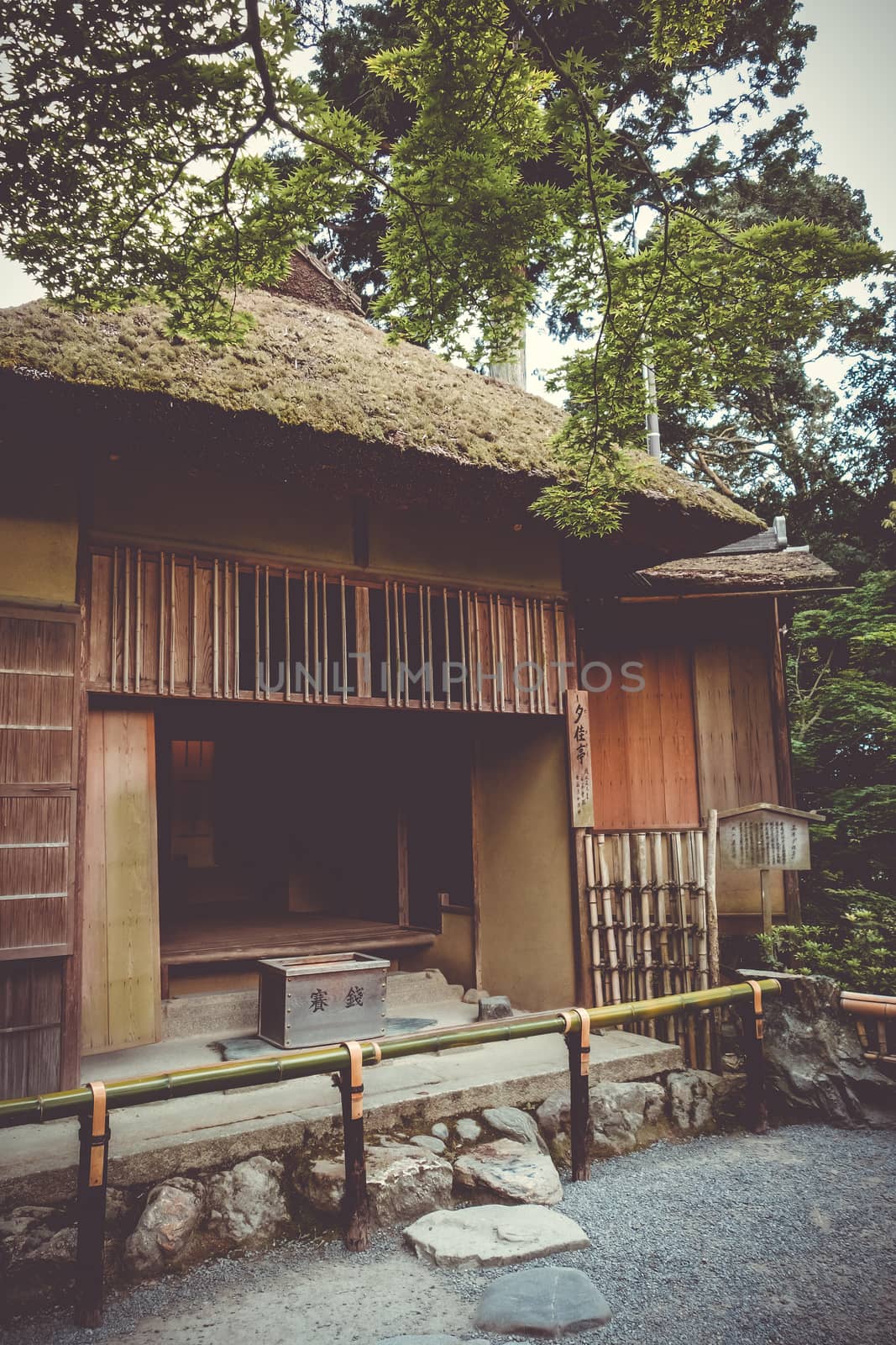 Building in Kinkaku-ji temple, Kyoto, Japan by daboost