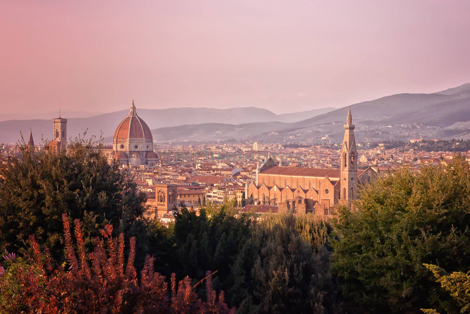 Basilica di Santa Maria del Fiore cathedral in Tuscany, Italy by marynkin