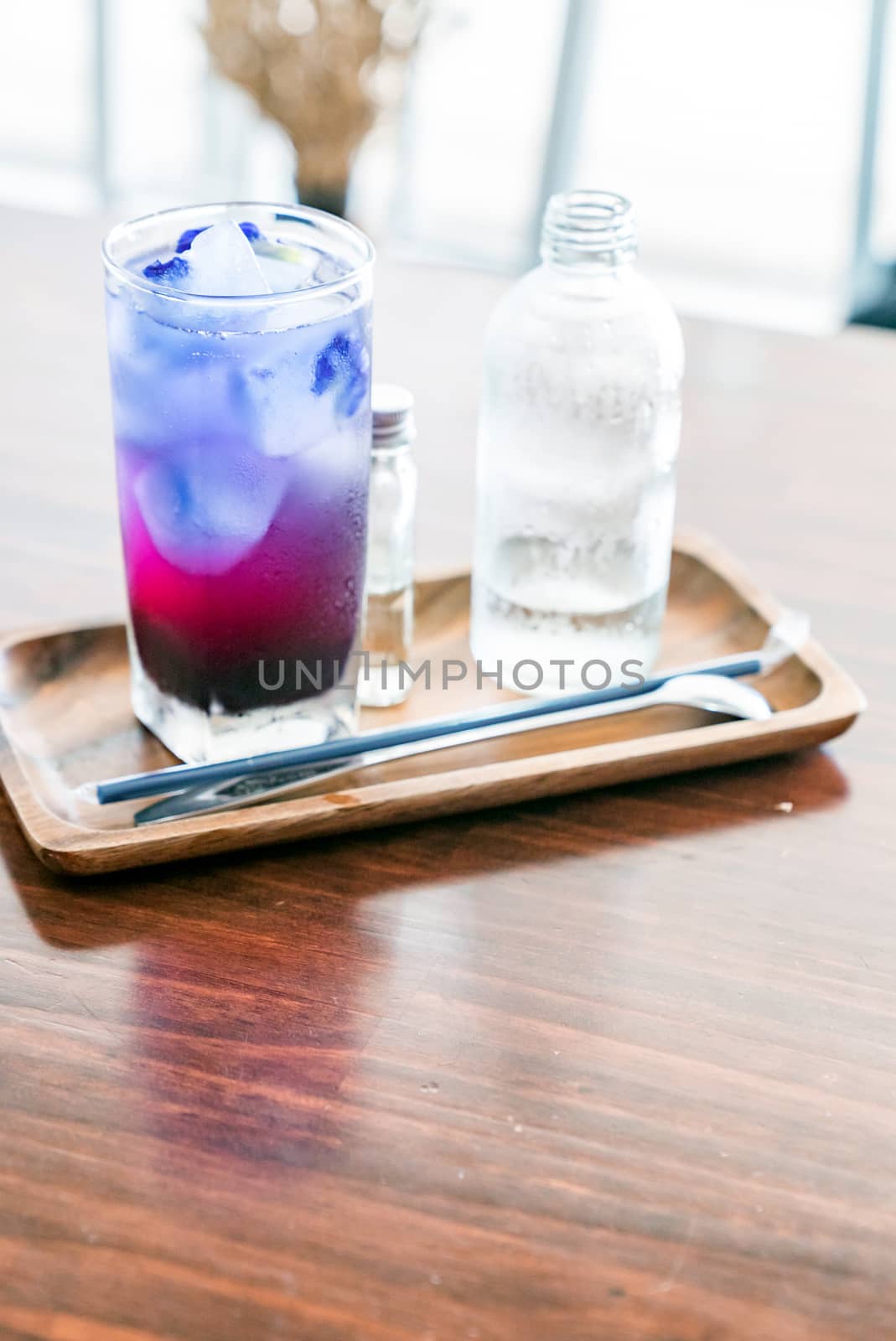 Butterfly pea ice cube by vichie81