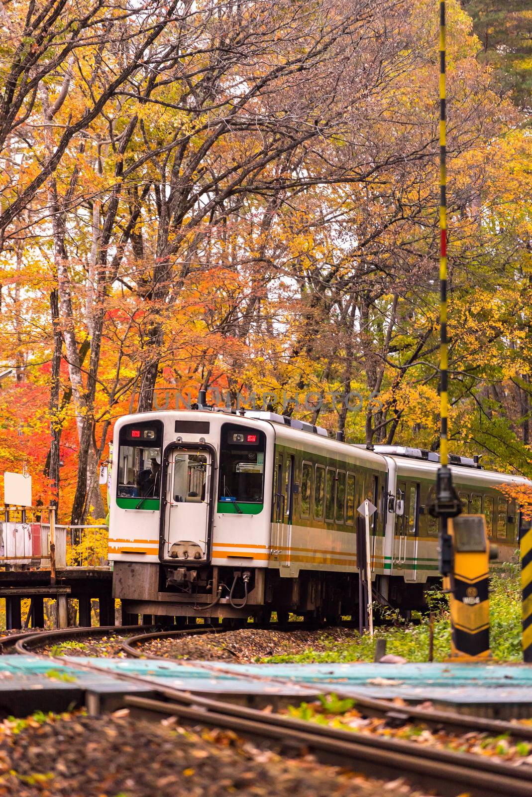 White train commuter Fukushima Japan by vichie81