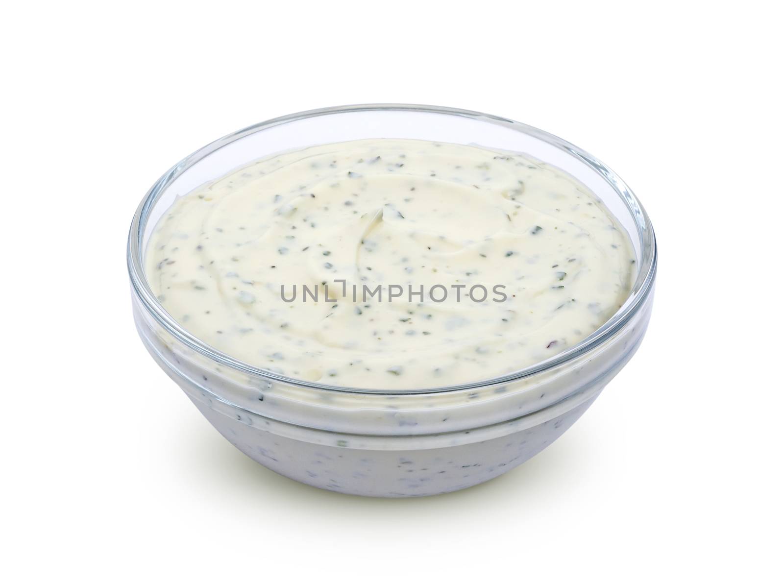 Garlic sauce isolated on white background by xamtiw