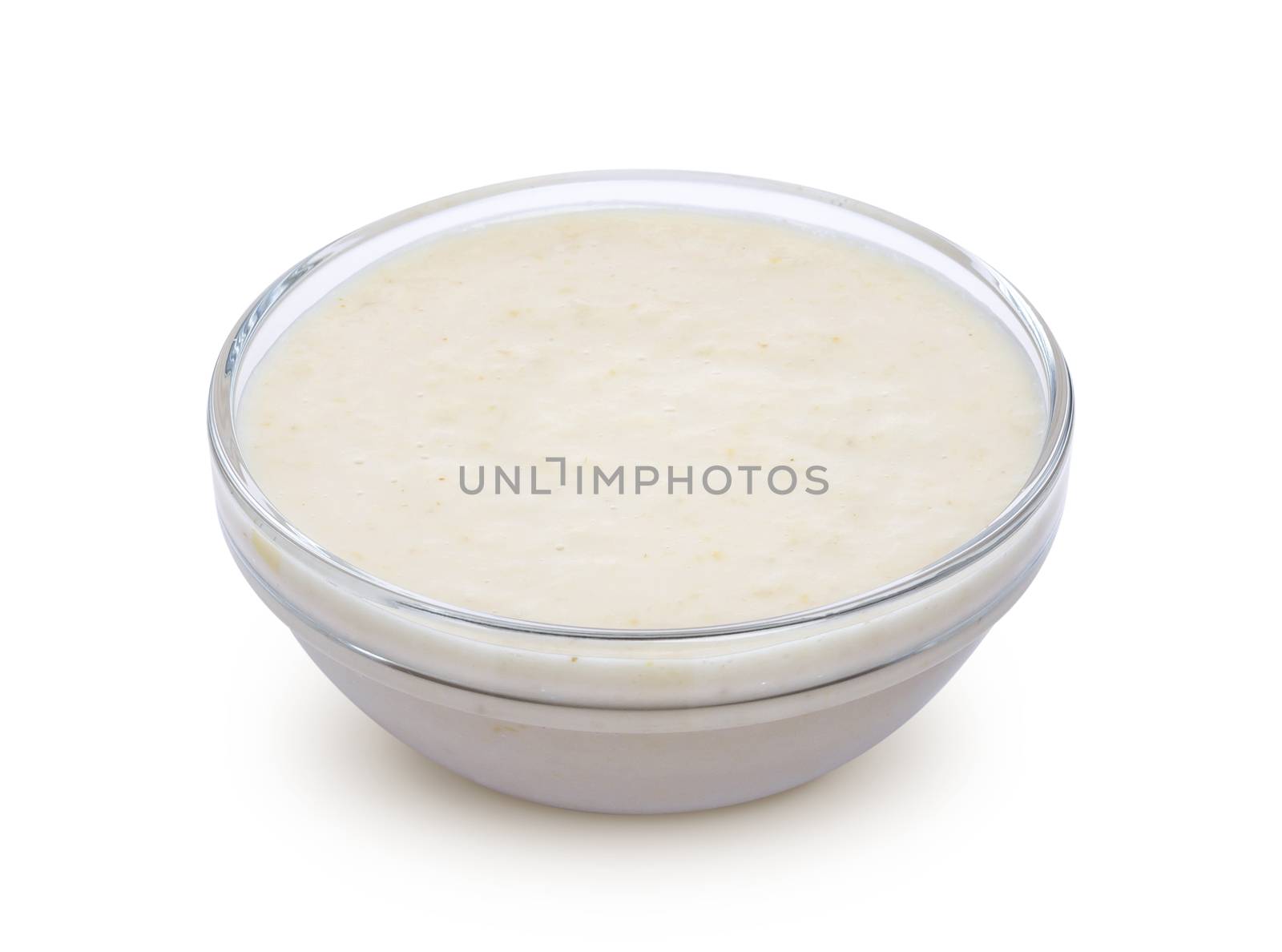Horseradish sauce isolated on white background by xamtiw