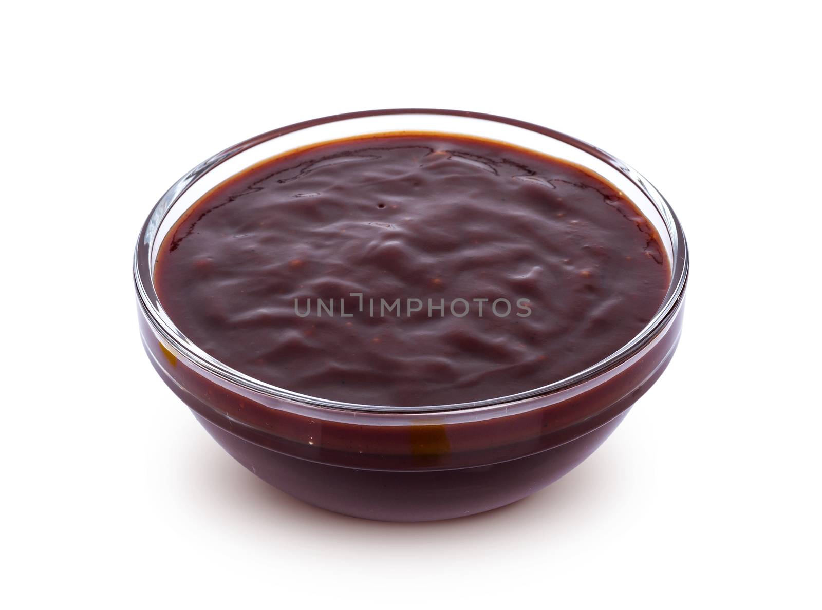 Barbecue sauce isolated on white background with clipping path