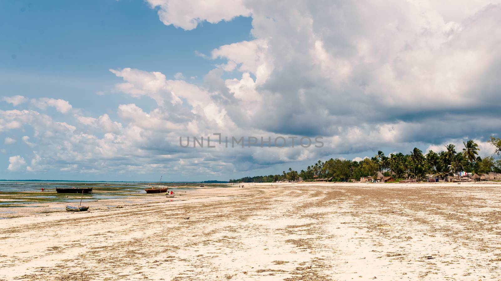 Low tide in Zanzibar beach by Robertobinetti70