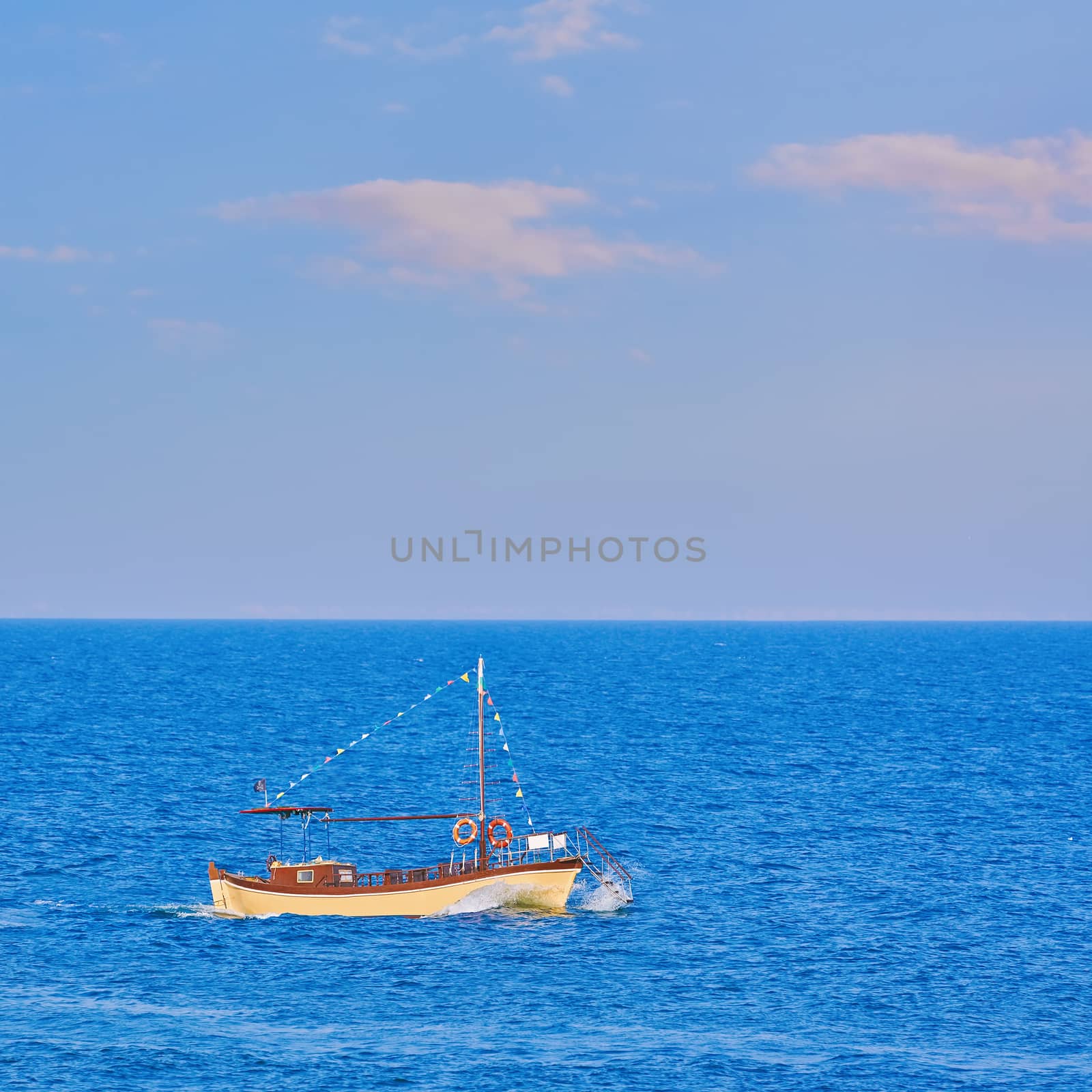Motor Boat in the Black Sea, Bulgaria