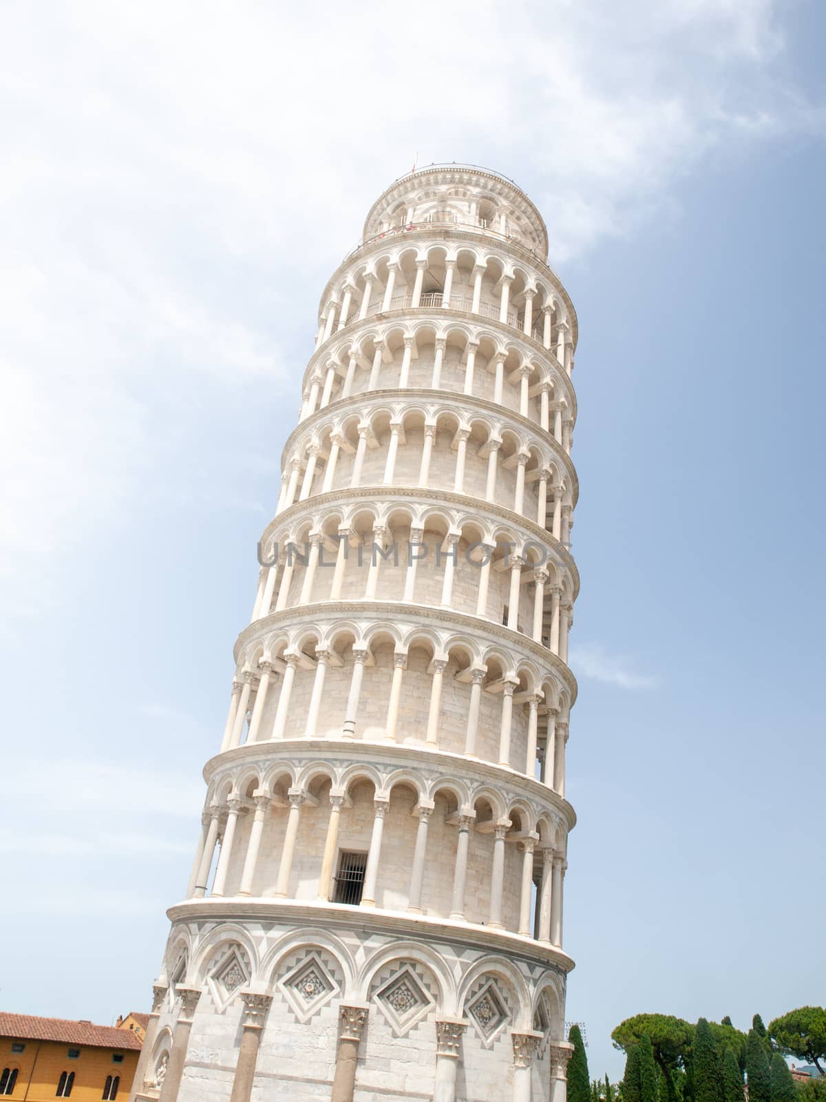 Leaning Tower of Pisa o Cathedral square in Pisa, Tuscany, Italy by pyty