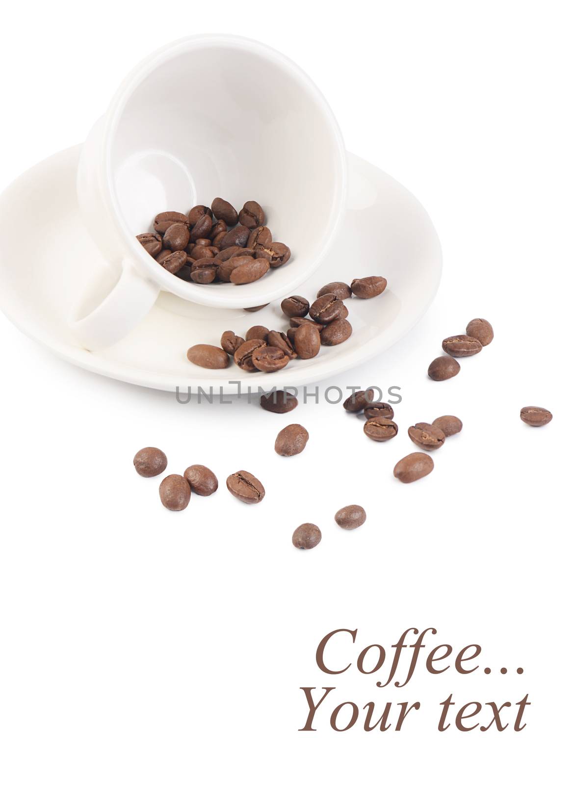 Coffee beans in a cup by SvetaVo