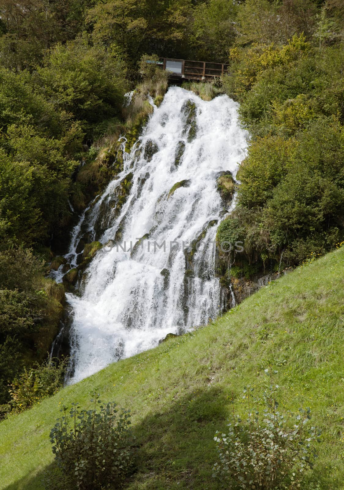 Cascate del Rio Bianco near Stenico, Northern Italy