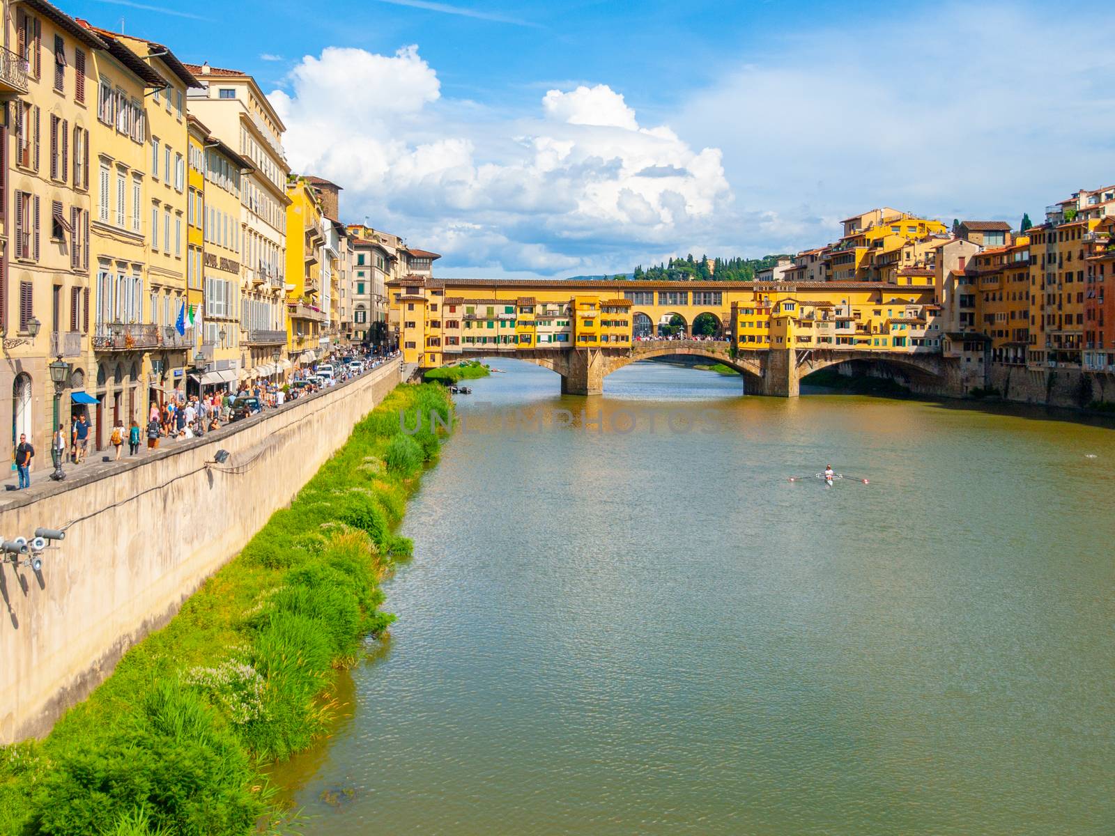 Ponte Vecchio over Arno river in Florence, Italy by pyty