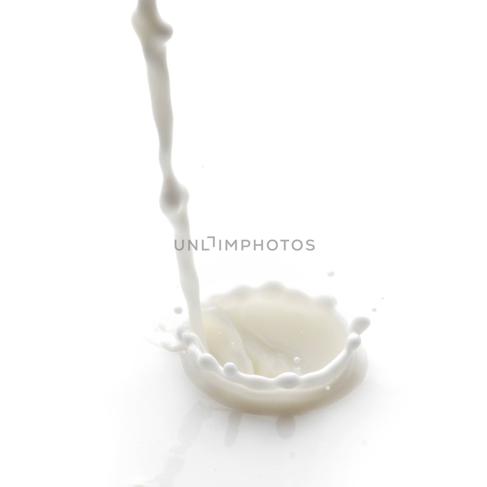 Pouring milk splash by Yellowj