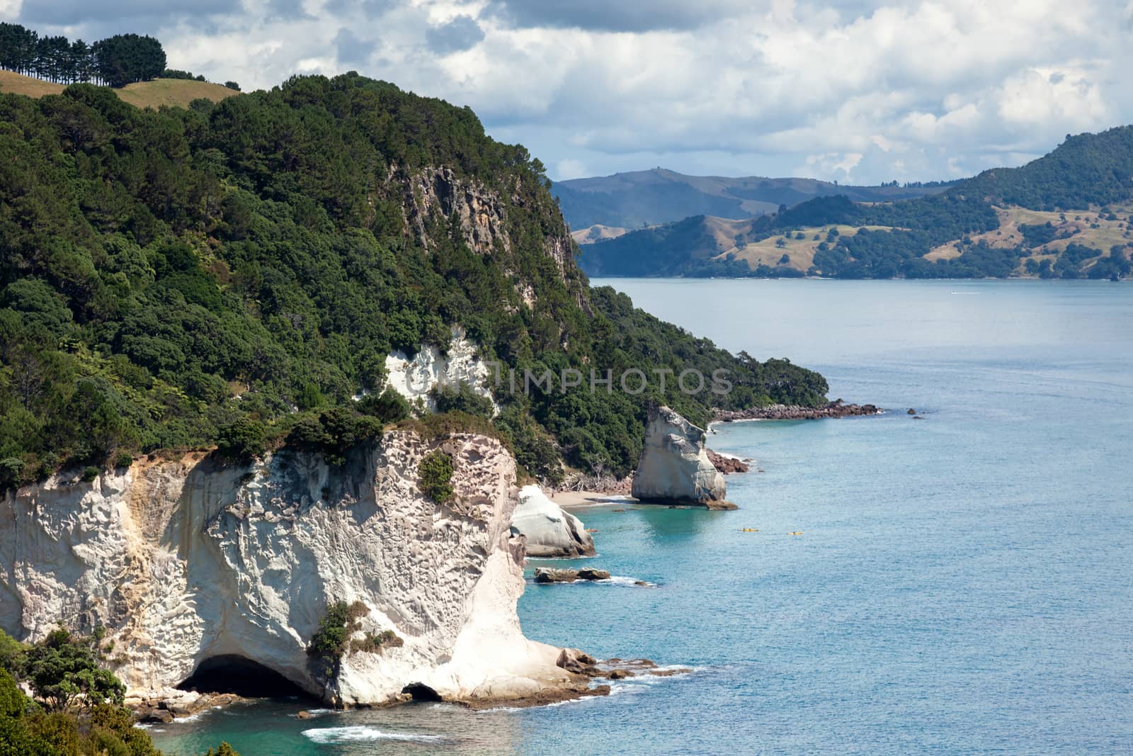 Cathedral Cove beach near Hahei in New Zealand by phil_bird