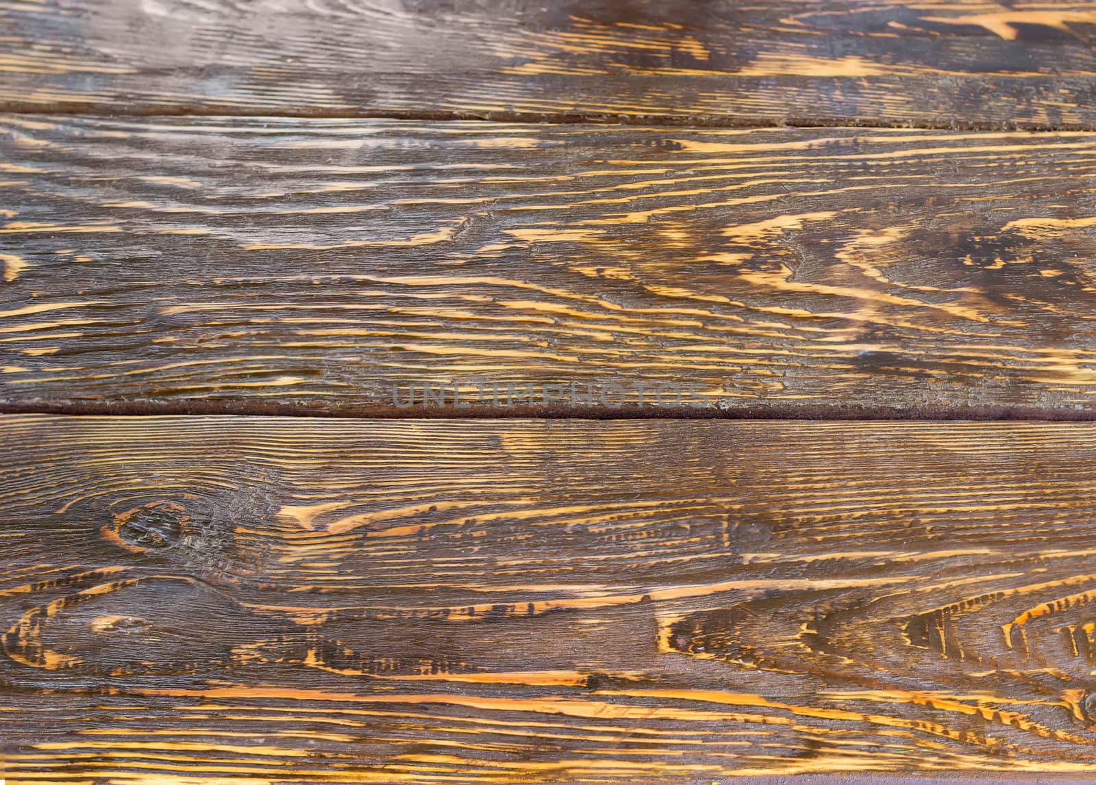 Background of a surface of the old wooden planks darkened with time
