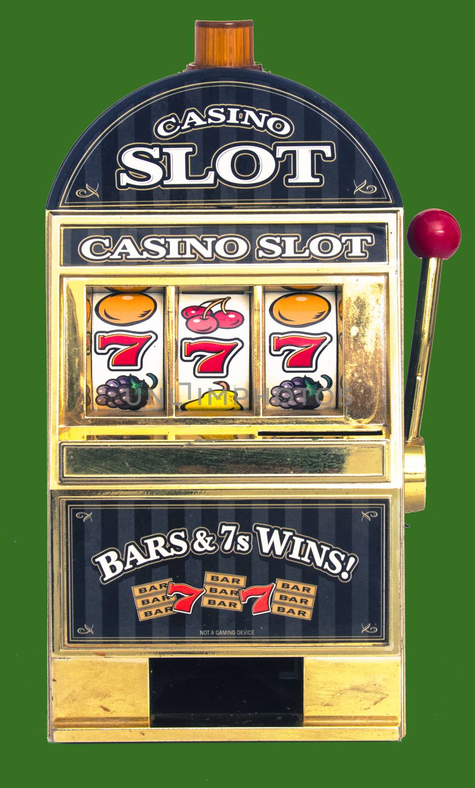 casino slot machine close up