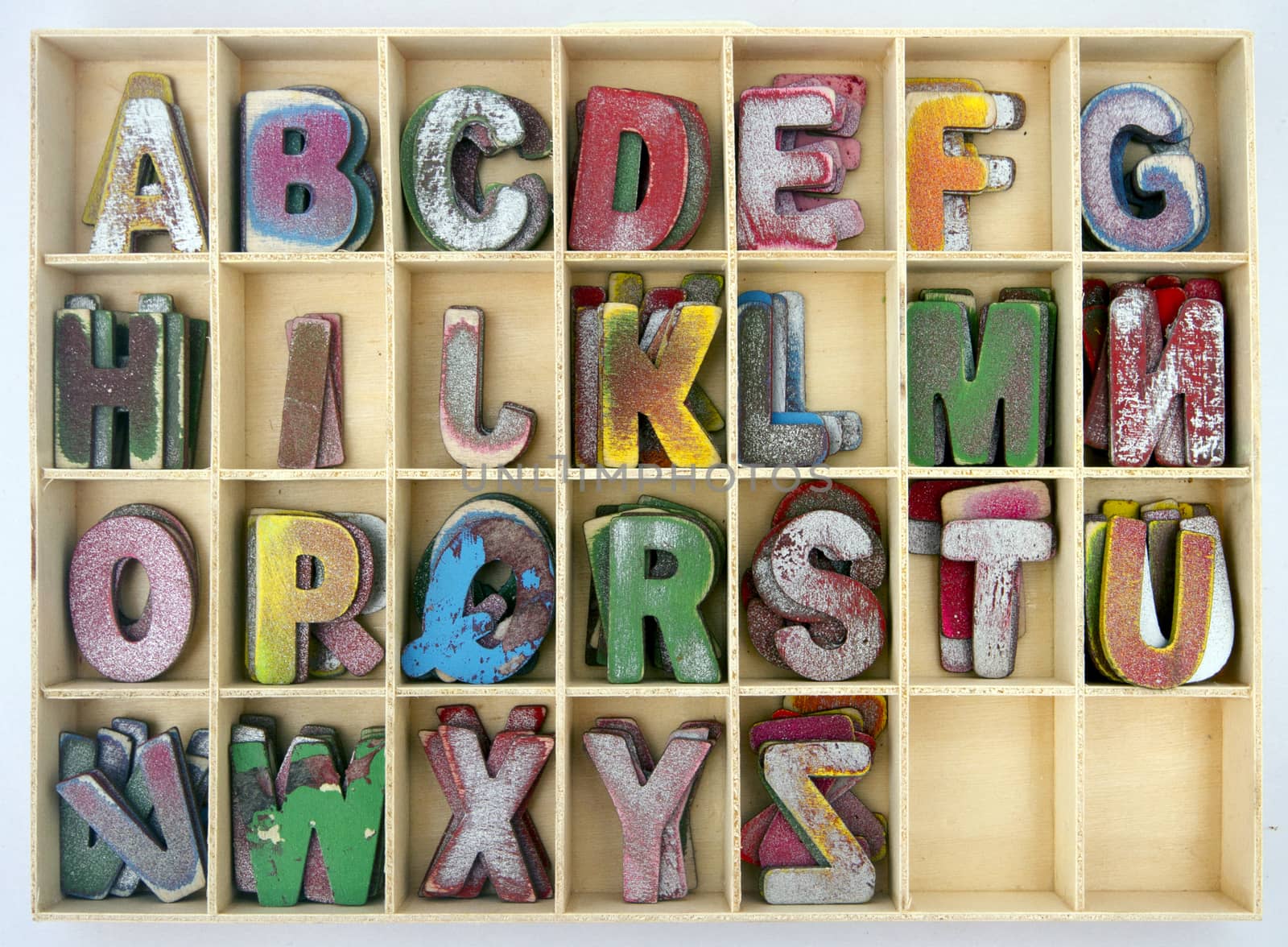 old wooden  letters Backround image