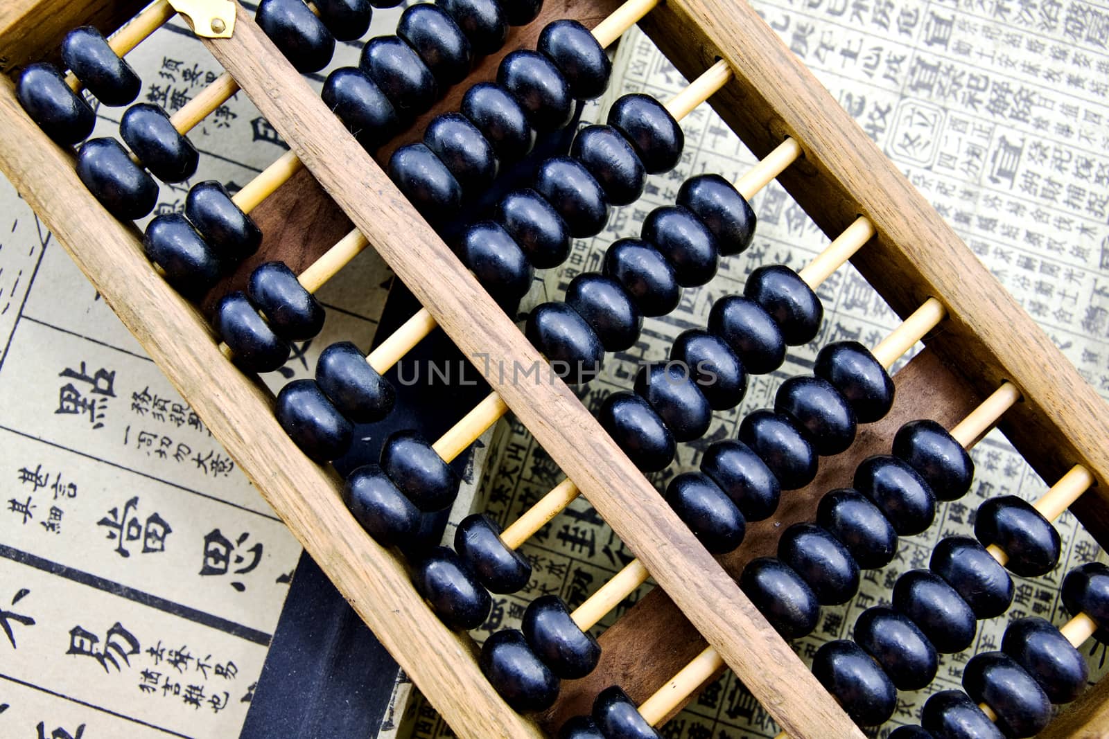 old abacus macro image