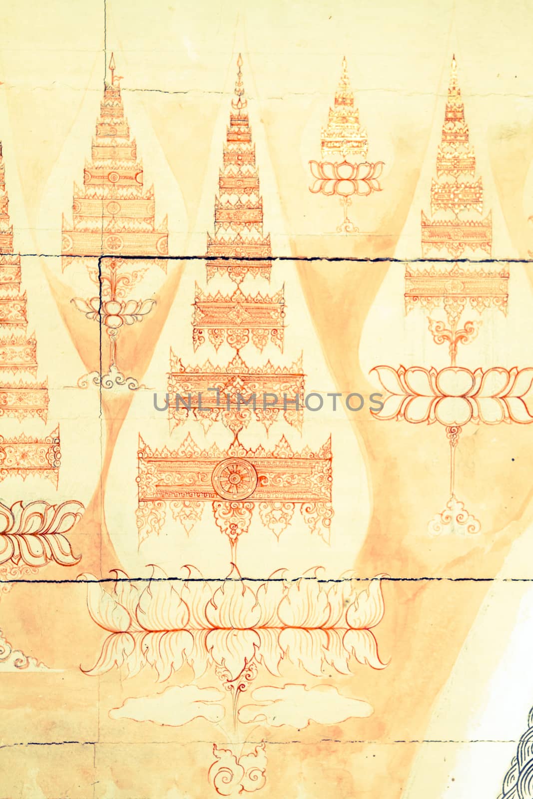 Thai Temple detail by davincidig