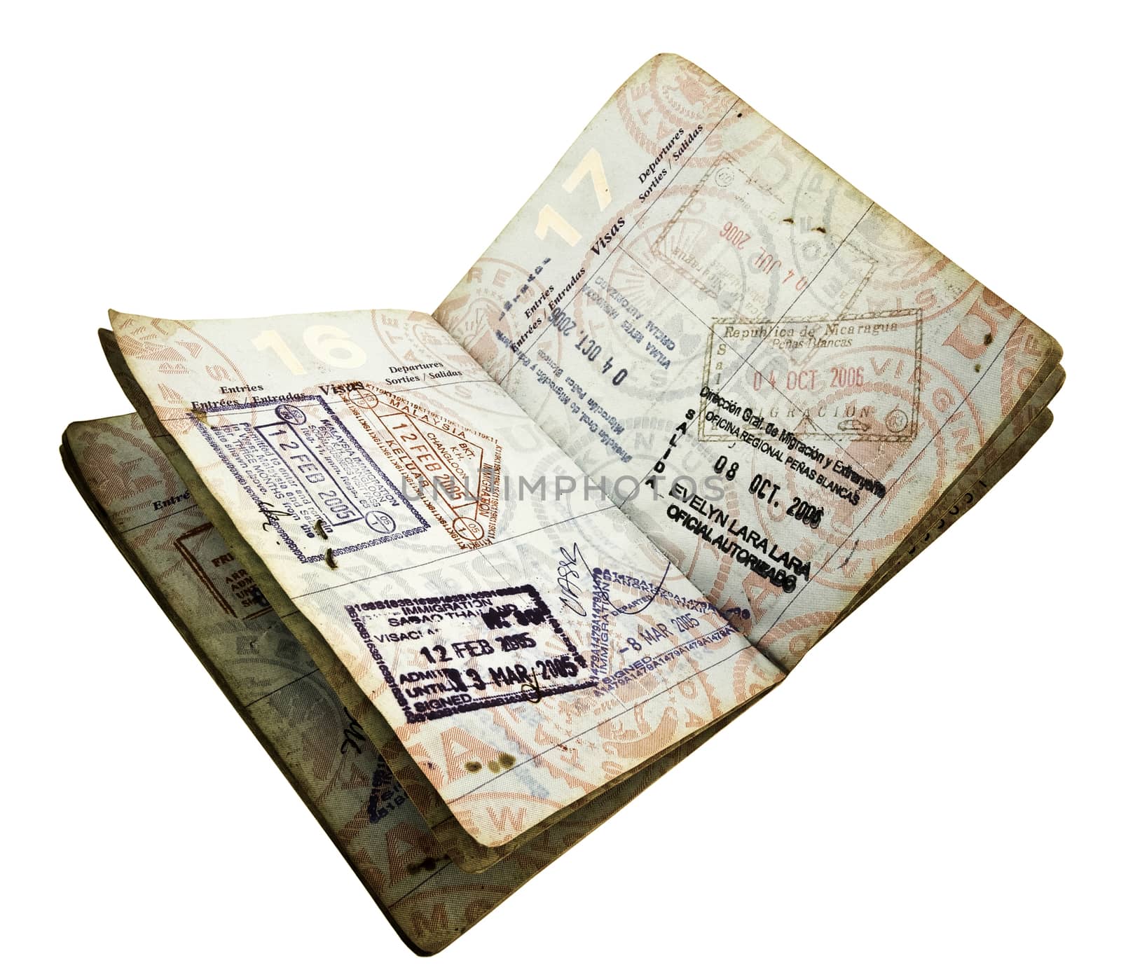 old passport by davincidig