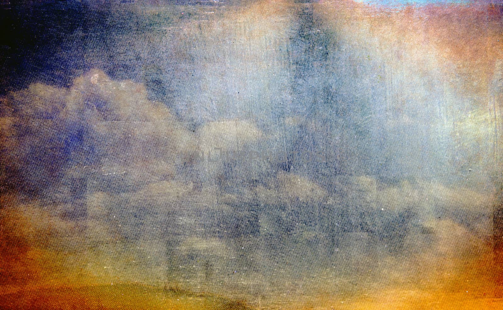 grunge sky texture( old post card dots )