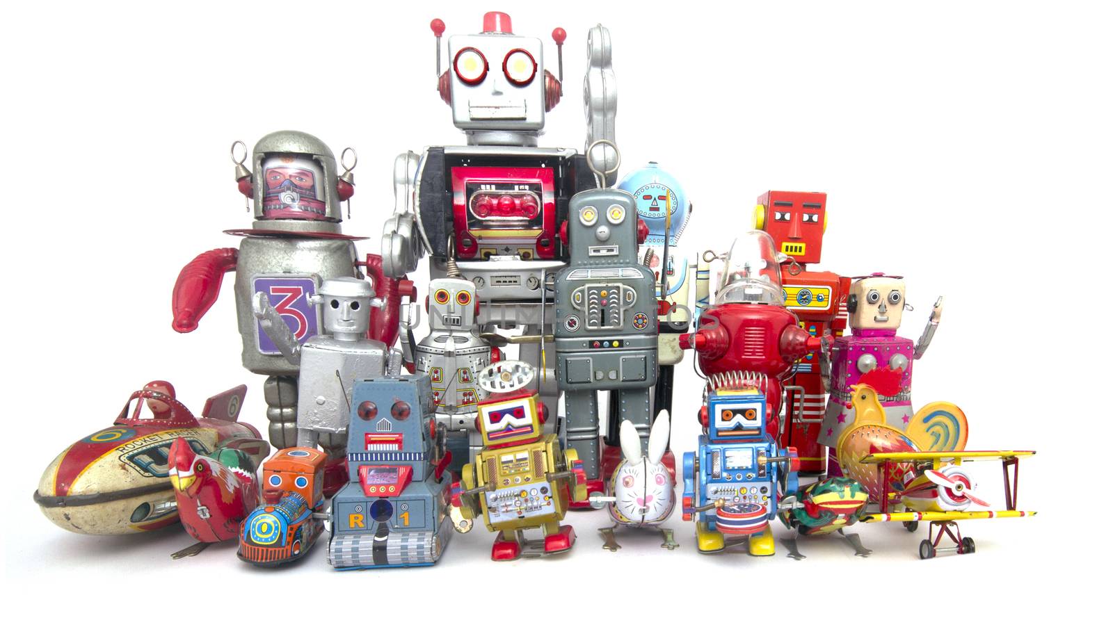 team robots  by davincidig