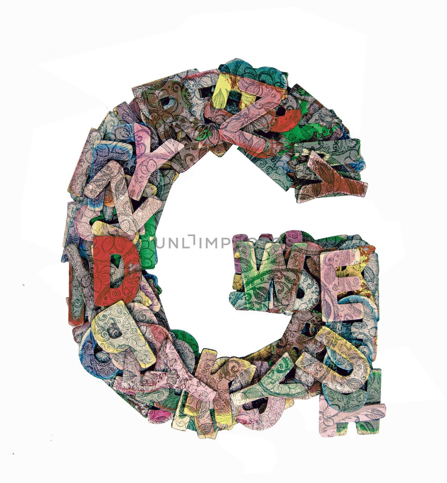 wooden letters G by davincidig