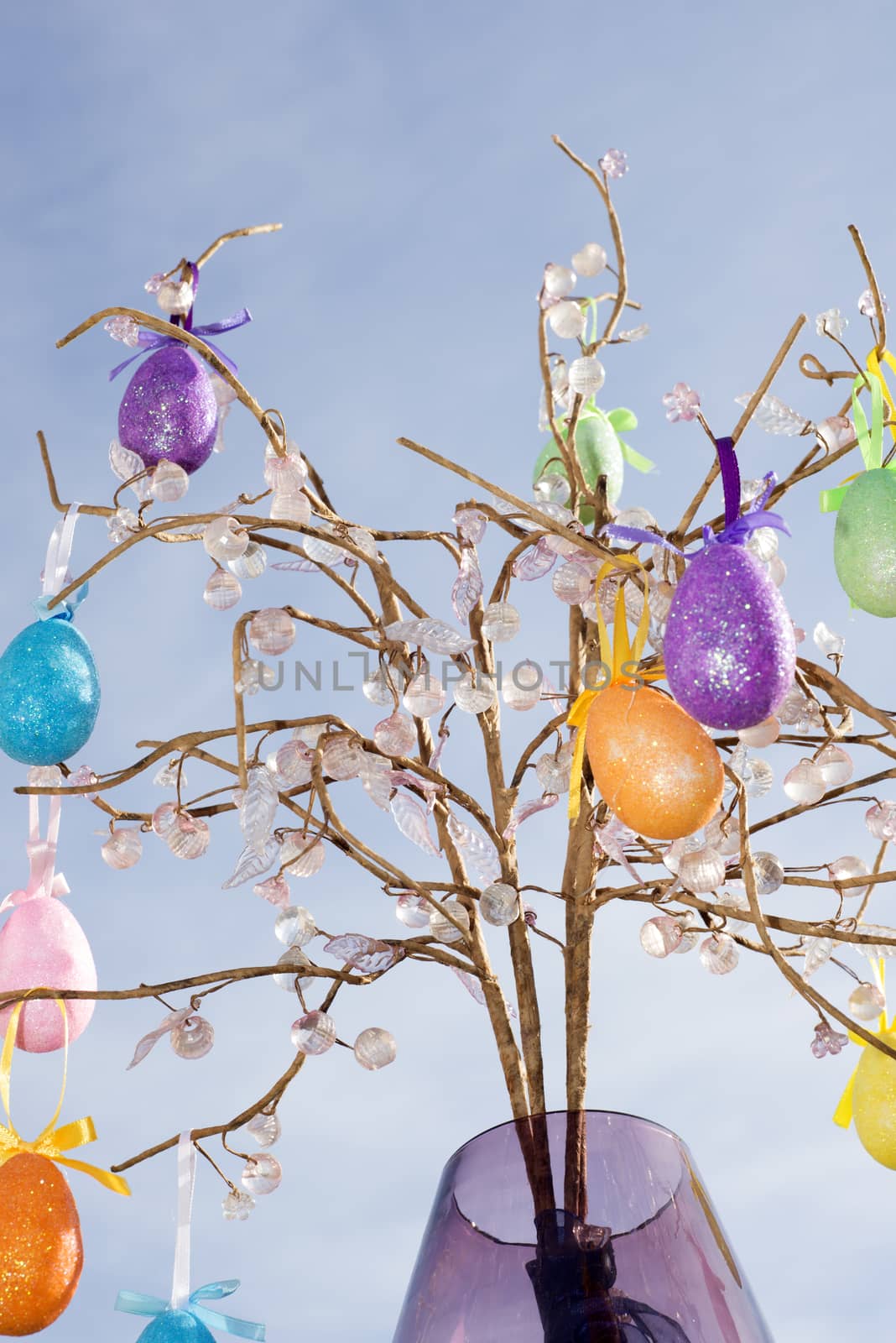 easter egg tree decoration by morrbyte