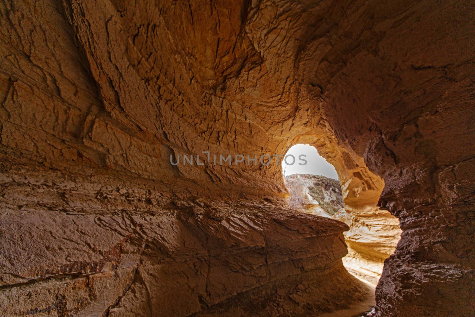 Stone cave house in cliffs near Goreme, Turkey