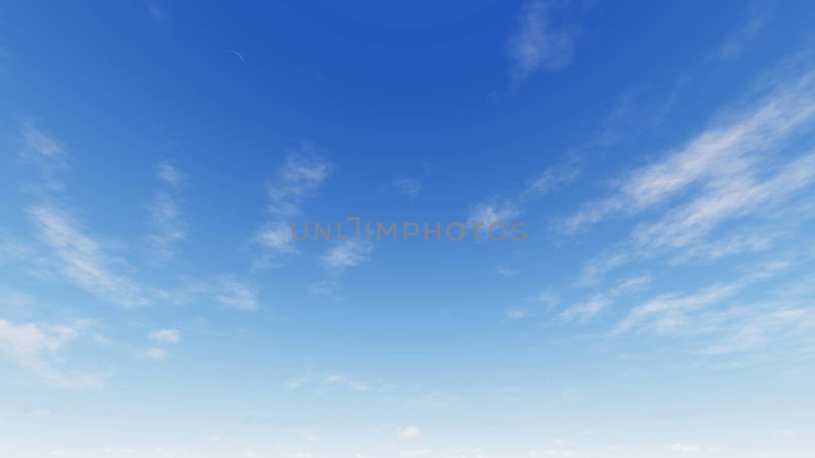 Cloudy blue sky abstract background, blue sky background with tiny clouds, 3d illustration