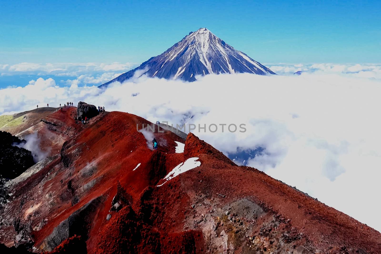 The nature of Kamchatka, the mountains and volcanoes of Kamchatka