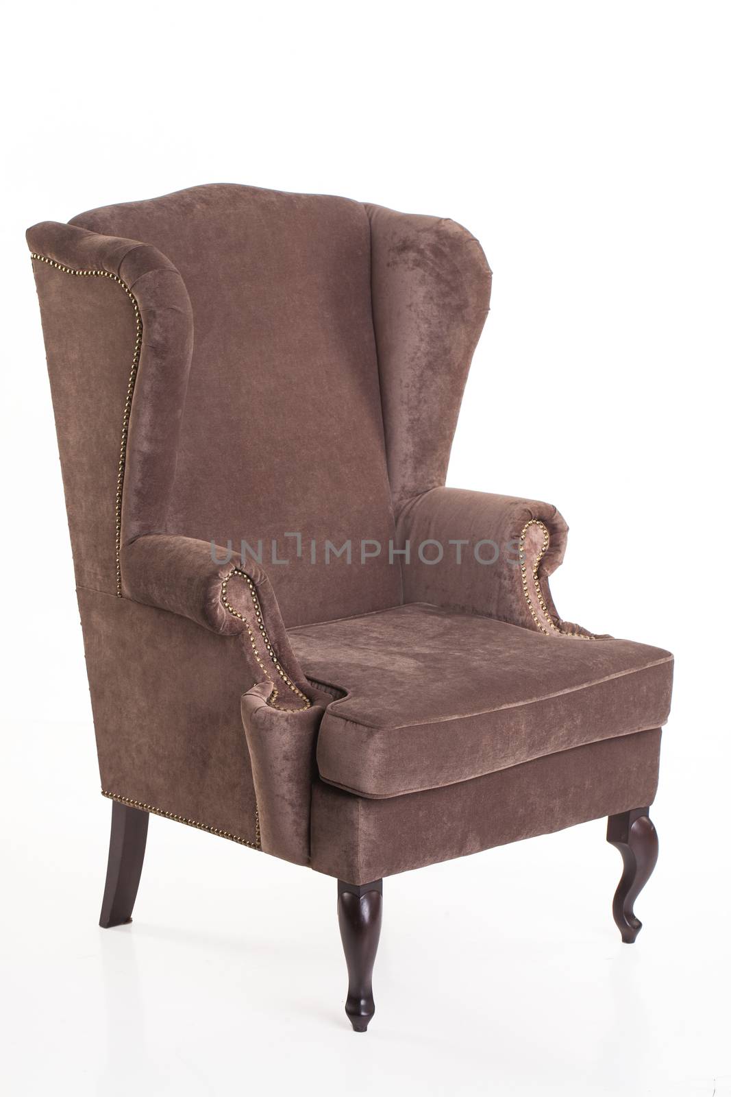 Old Velvet Armchair by Fotoskat