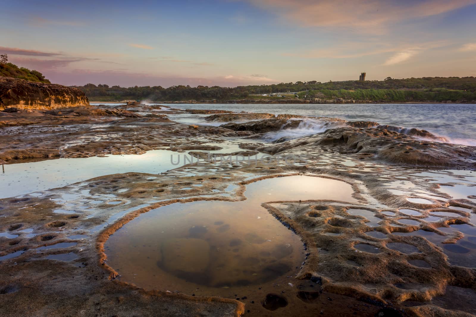 Malabar rockshelf in low tide