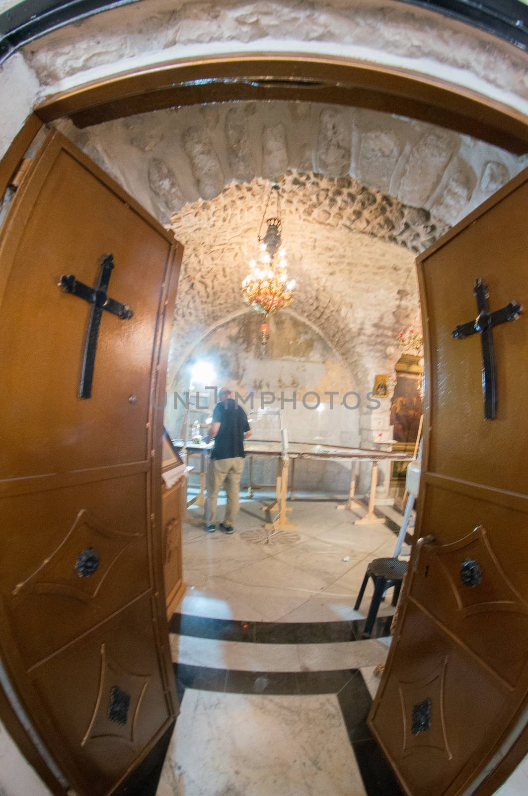 Jerusalem church in old city - christianity and pray by javax