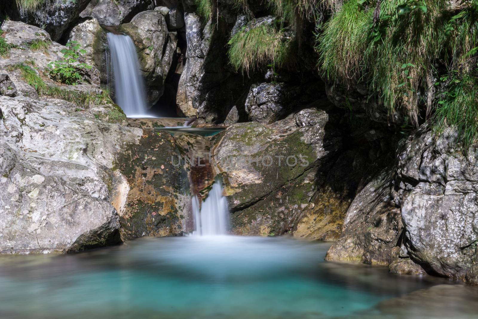 Pool of Horses at Val Vertova Lombardy near Bergamo in Italy by phil_bird