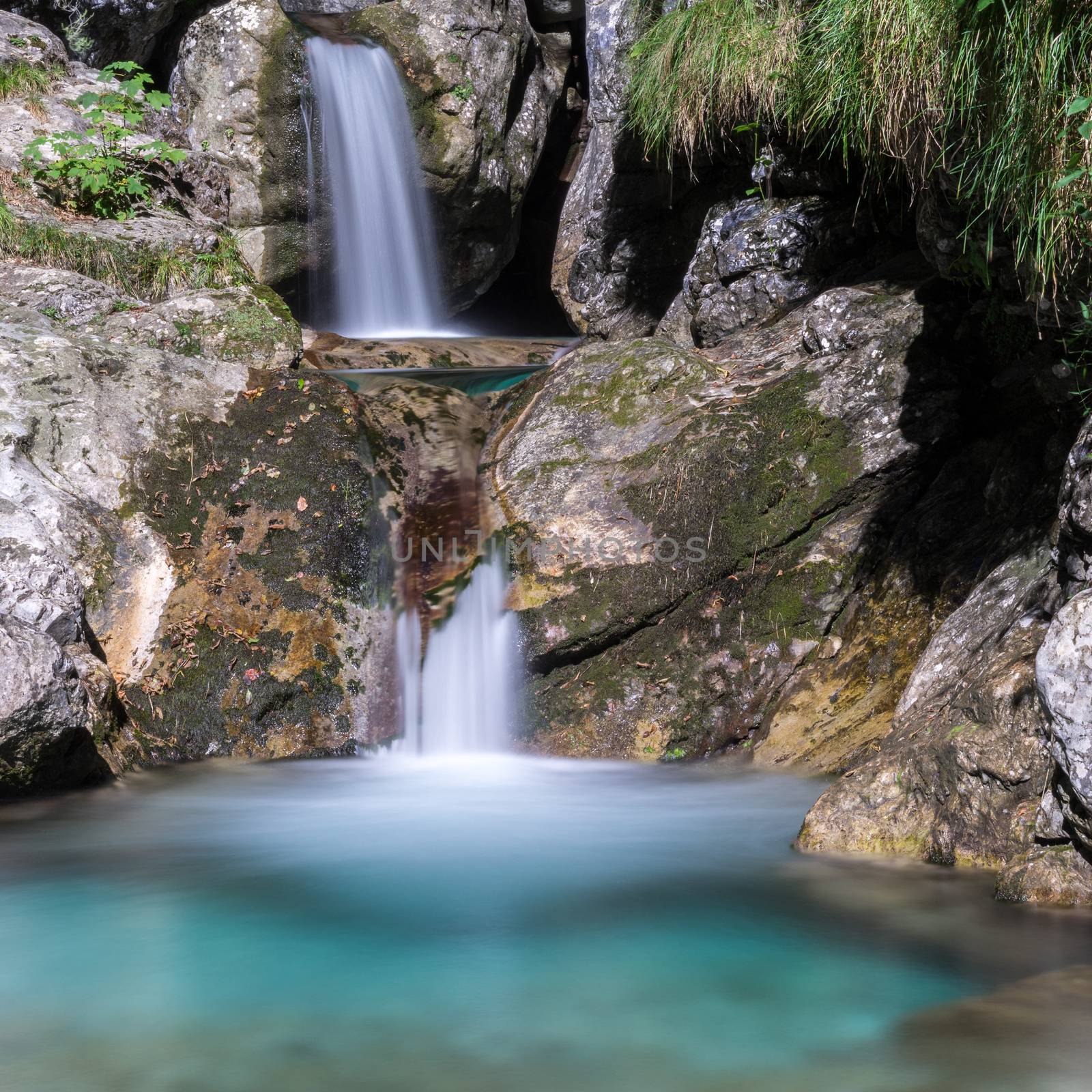 Pool of Horses at Val Vertova Lombardy near Bergamo in Italy