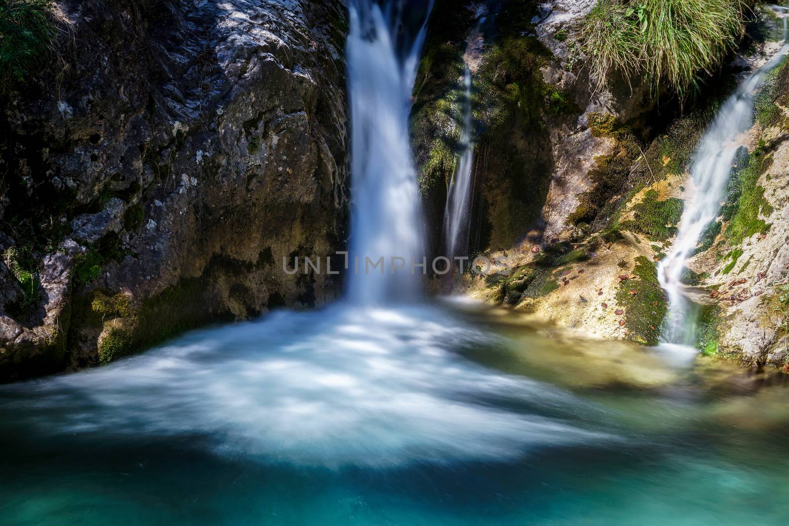 Waterfall at the Val Vertova Torrent near Bergamo by phil_bird