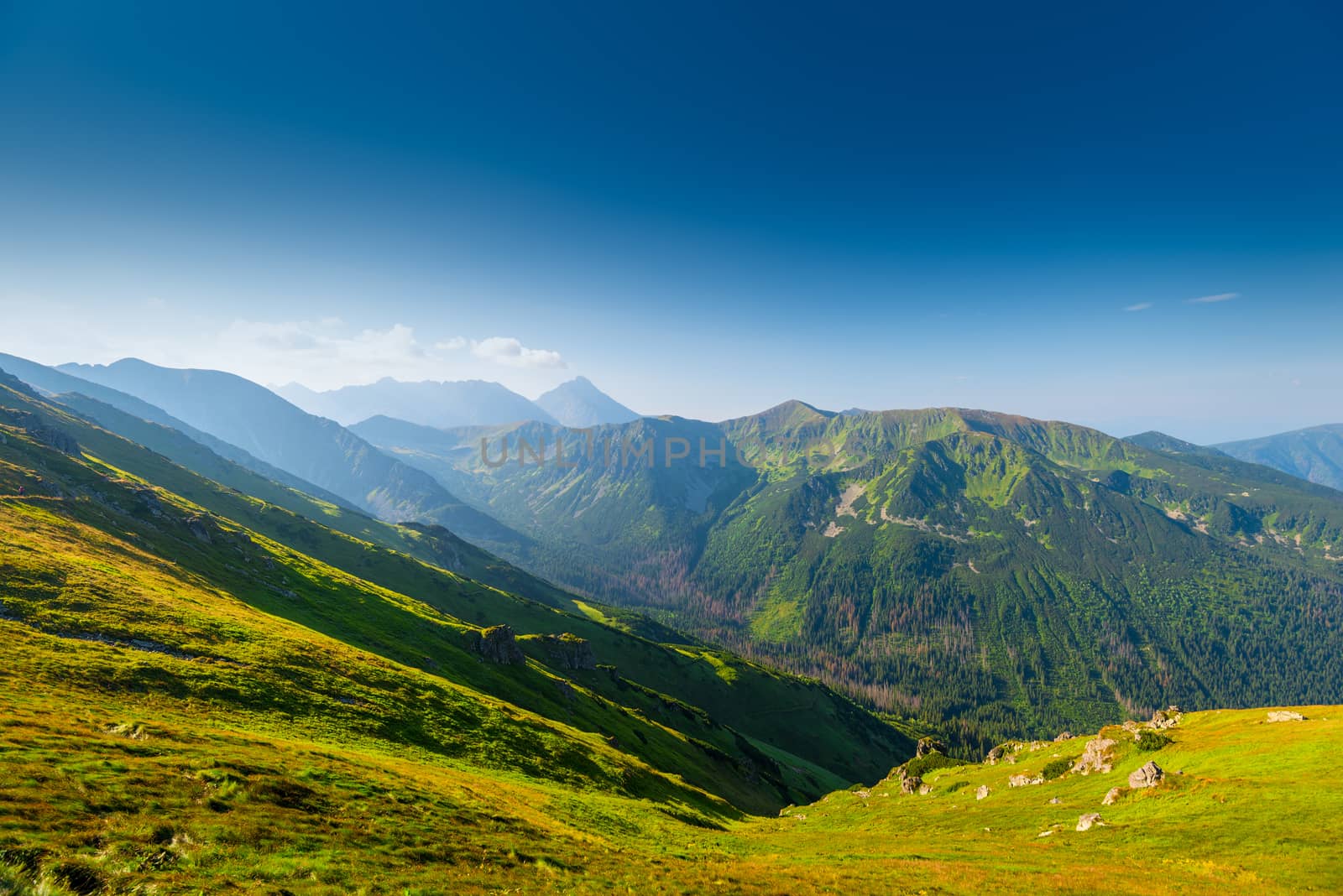 beautiful mountain Kasprowy Wierch - Landmark of Poland