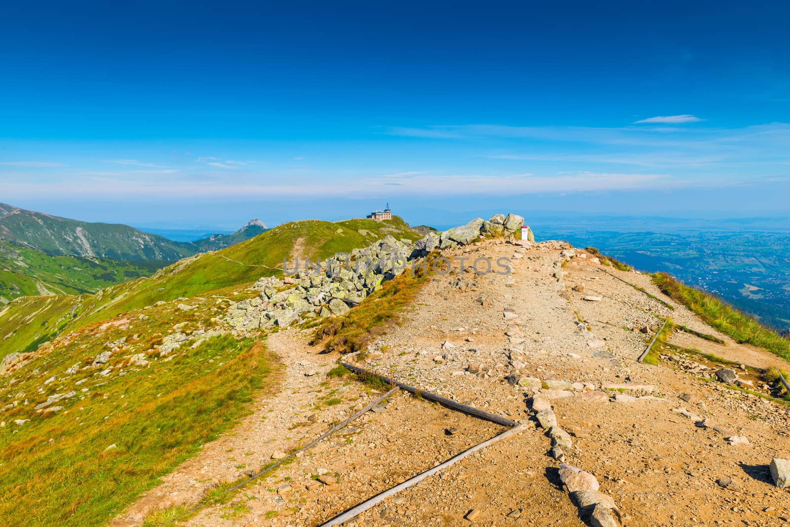 A scenic view of Kasprowy Wierch - a popular tourist destination by kosmsos111