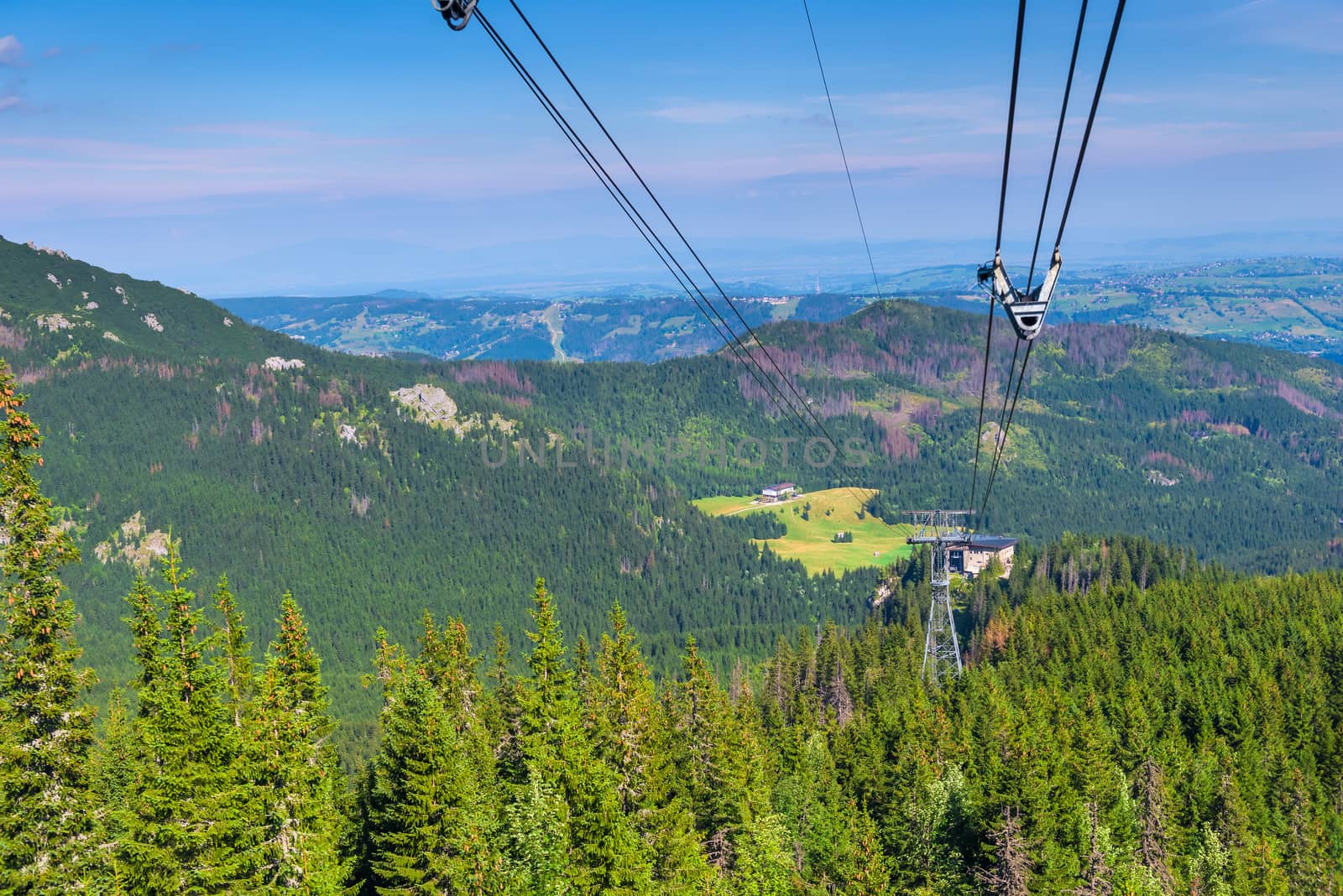 ride the cable car, the descent down to the Kasprowy Wierch Pola by kosmsos111