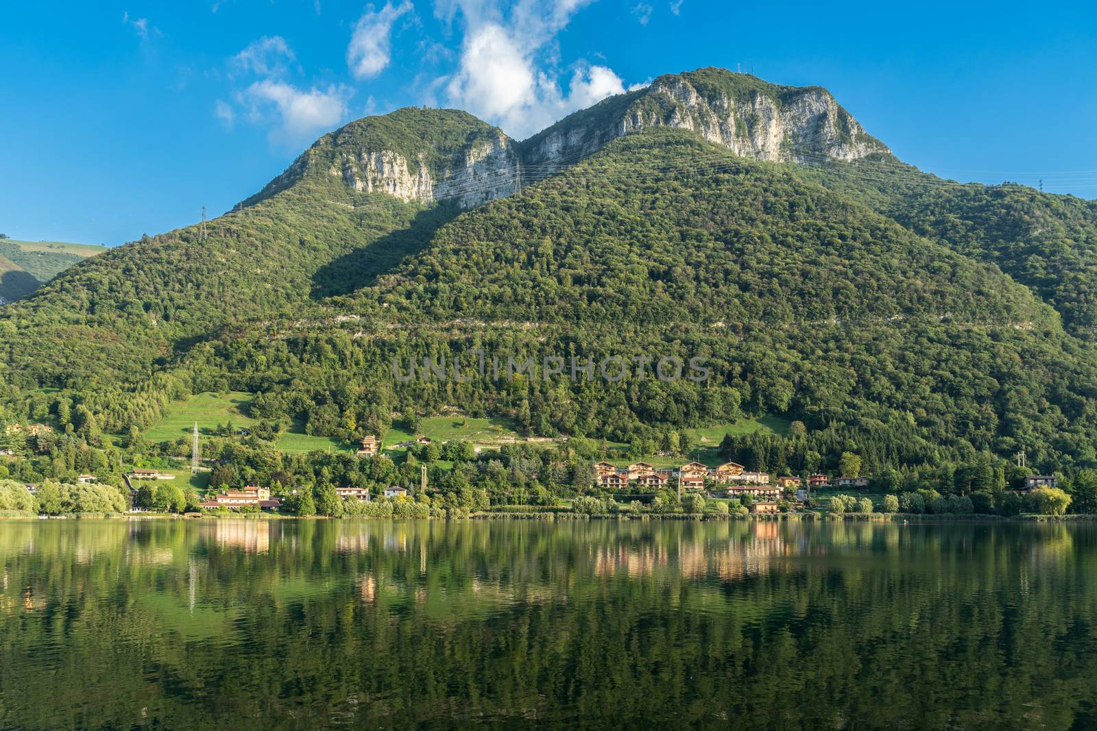 View of Lake Endine near Bergamo