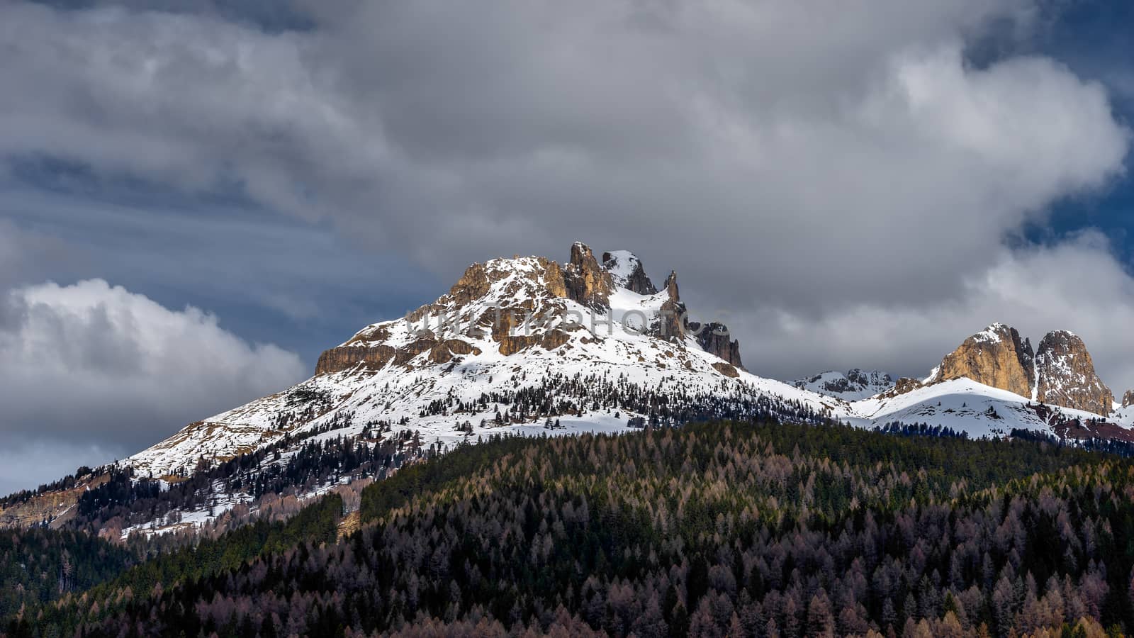 View of the Mountain above Moena