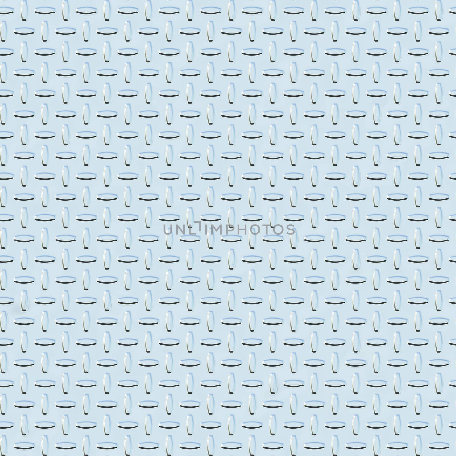 Light blue, almost white diamond shiny metal plate seamless pattern, or texture.