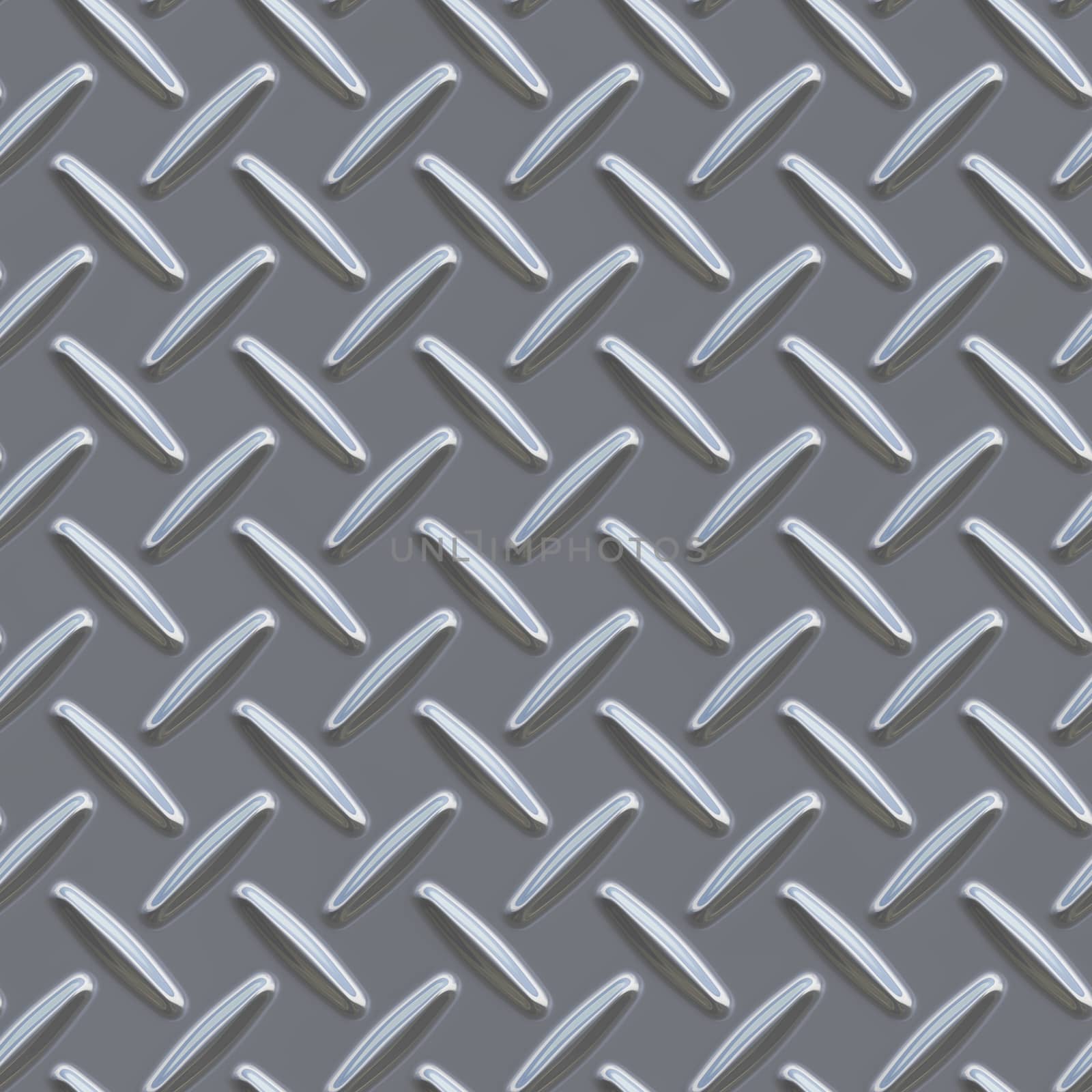 Silver gray diamond shiny metal plate seamless pattern, or texture.