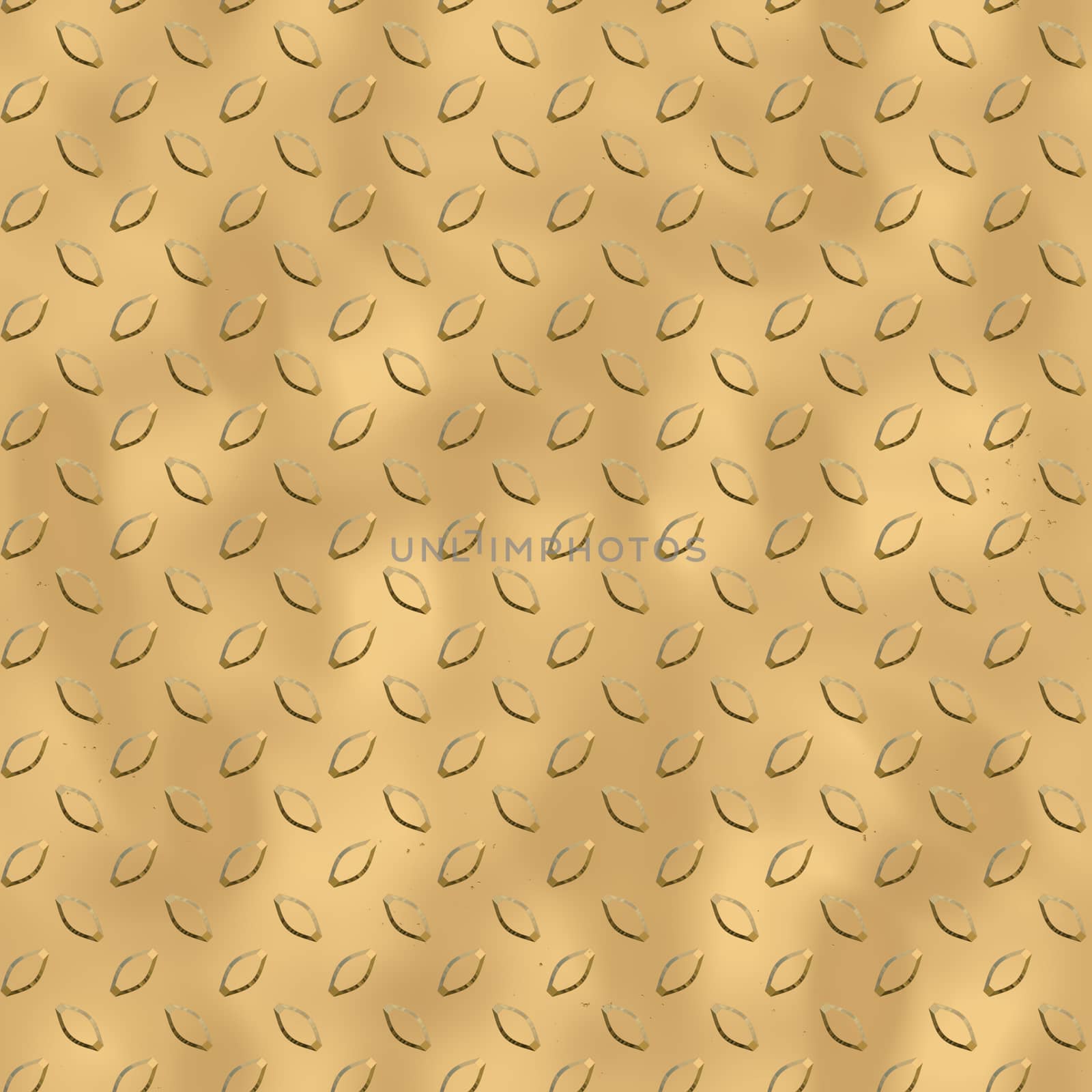 Gold Grunge Metal Plate Seamless Texture by whitechild