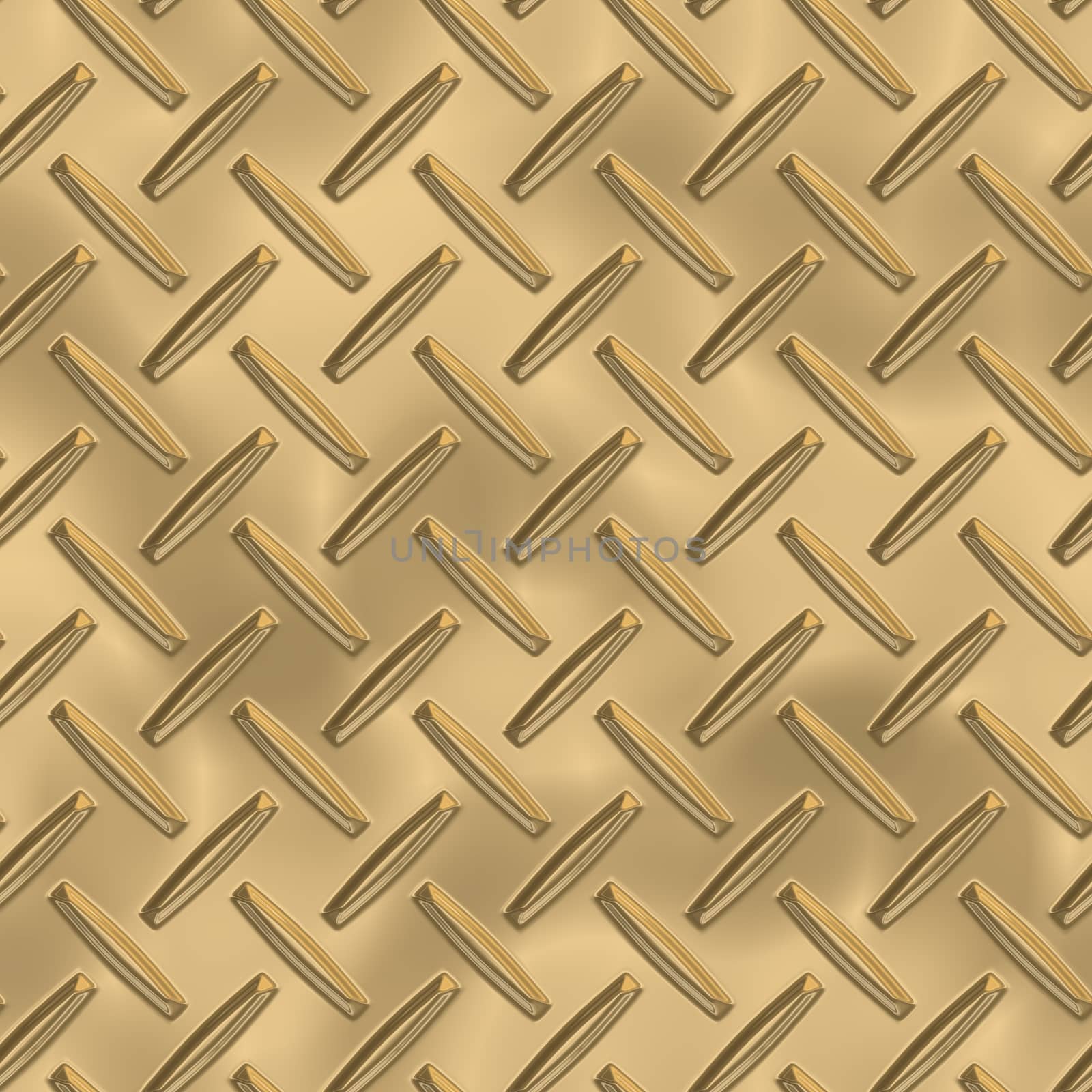 Yellow brass diamond shiny metal plate seamless pattern, or texture.